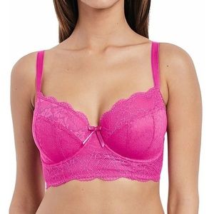 FREYA Fancies Underwire Pink Longline Bra 30FF